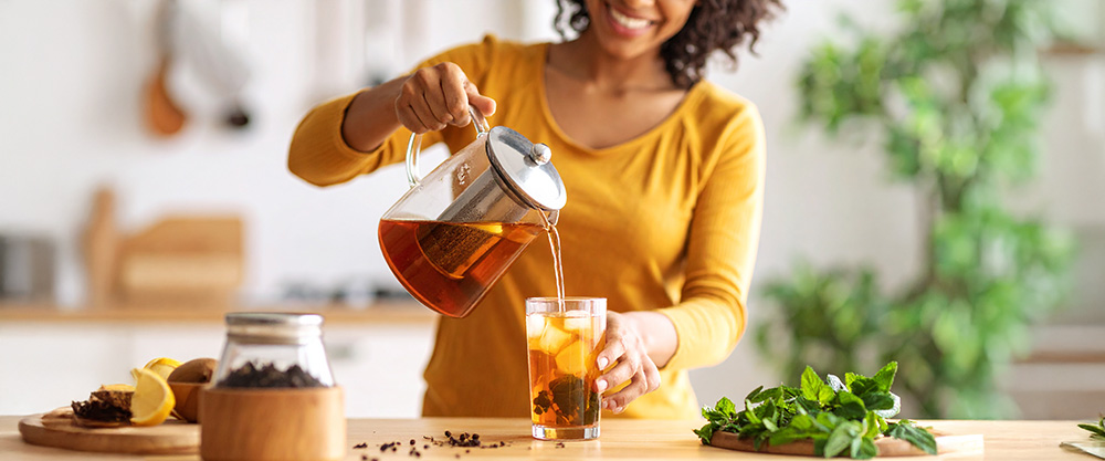 Mrożona herbata w domu