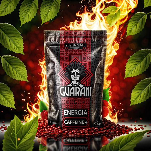 Guarani Energia Caffeine+ – yerba mate z dodatkiem guarany i kofeinowym charakterem.