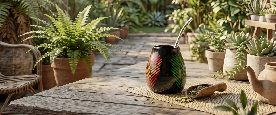 Matero ceramiczne i bombilla do yerba mate – zestaw do picia yerby