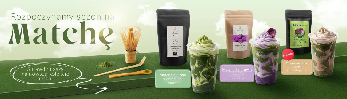 Japońska matcha i matche kolorowe