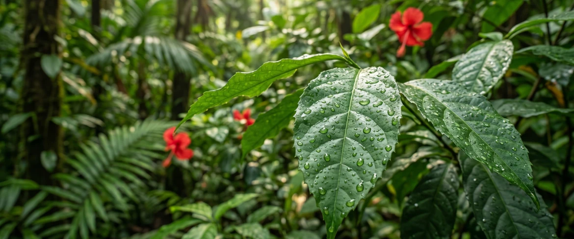 Ilex guayusa – liście guayusy w naturalnym środowisku amazońskim
