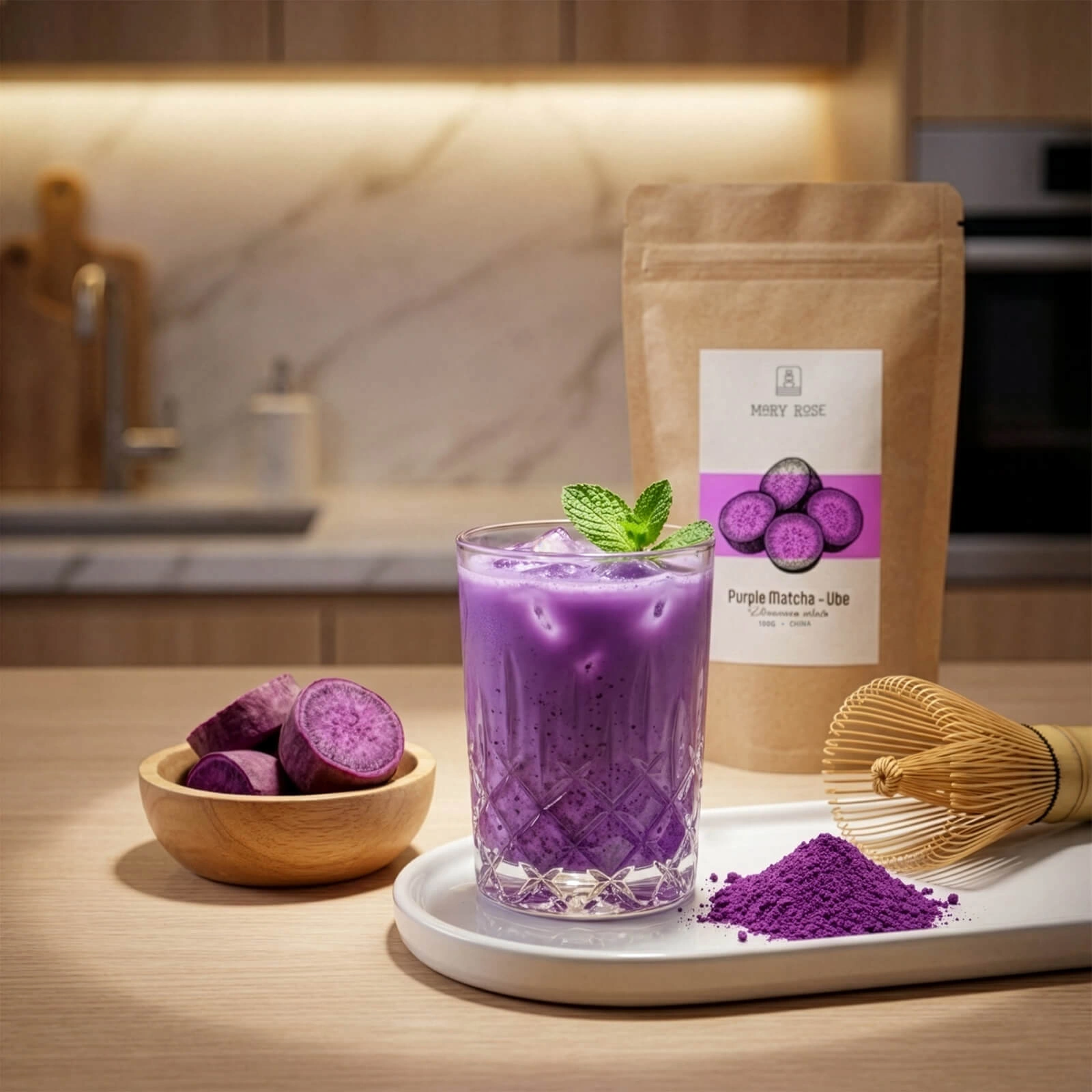 Mary Rose – Purple Matcha