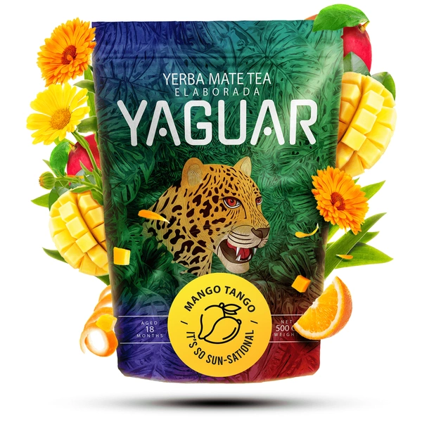 Yaguar Mango Tango – yerba mate owocowa.