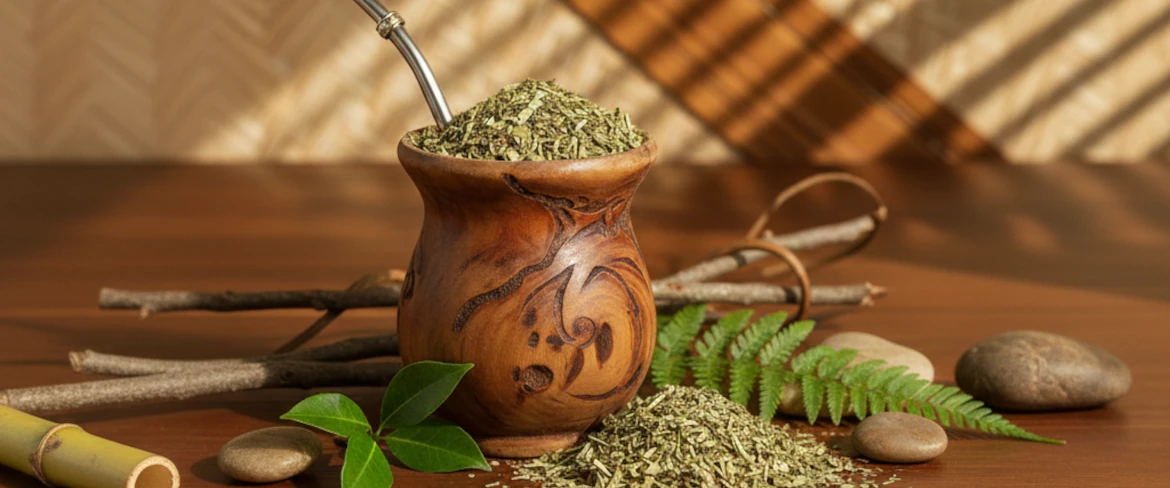 Matero z yerba mate – przygotowanie elaborady i despalady w naturalnej, południowoamerykańskiej aranżacji