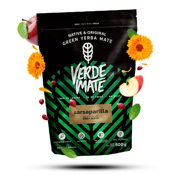 Korzenna yerba mate Verde Mate Green Sarsaparilla.