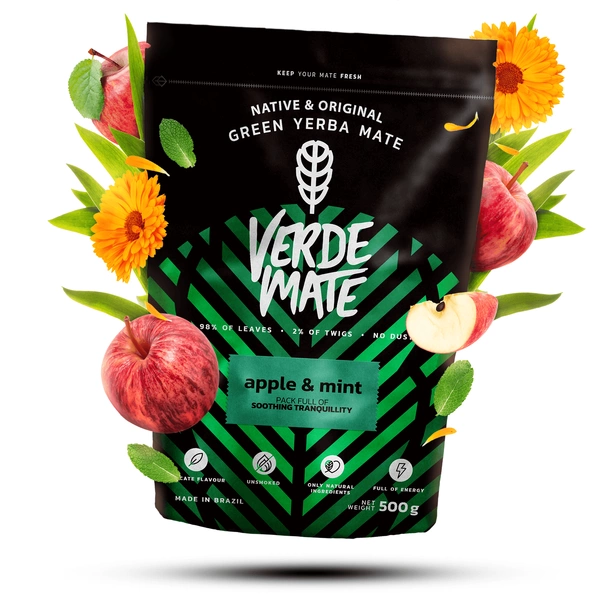 Łagodna yerba miętowa Verde Mate Green Apple & Mint.
