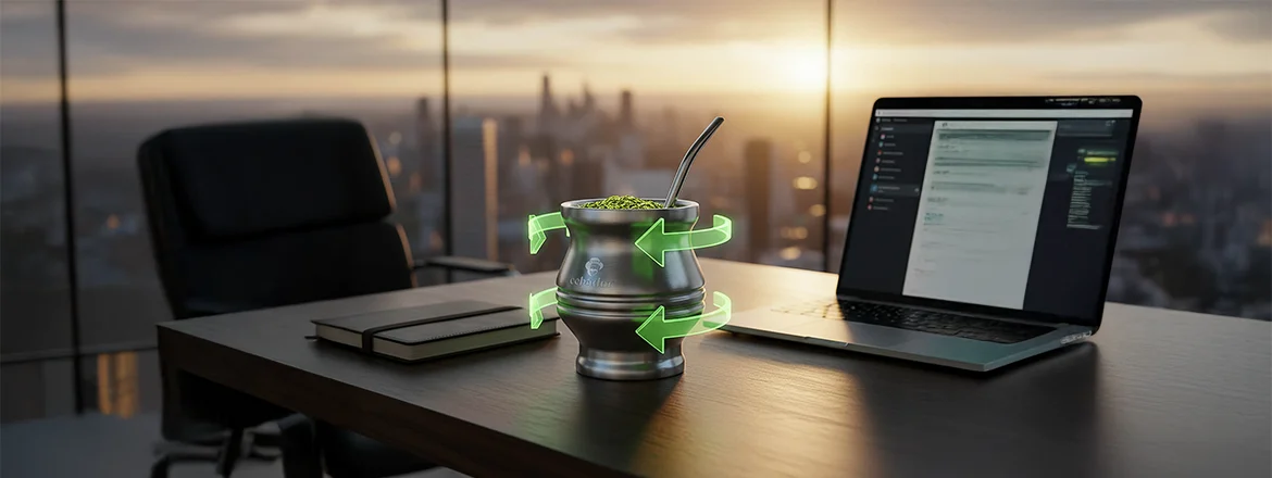 Kubek termiczny na yerba mate