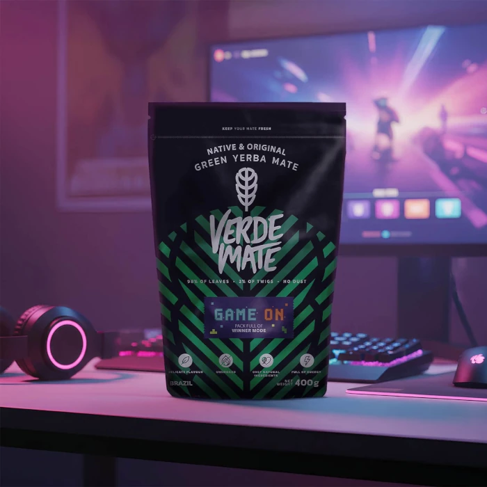 Verde Mate Game On – naturalny energetyk, który pobudza graczy