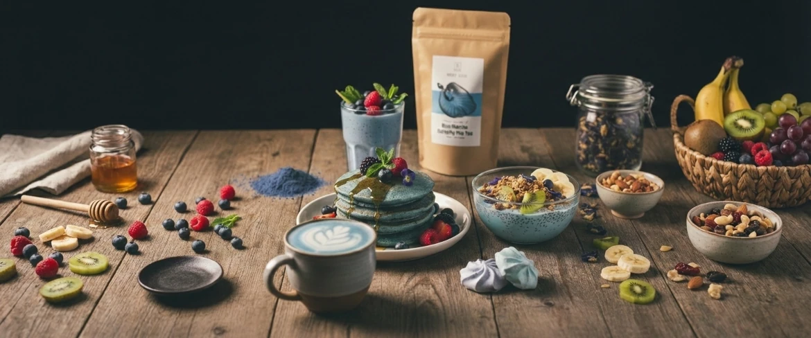 Desery z kolorową matchą – ciasteczka, naleśniki i smoothie bowl z Matcha Blue