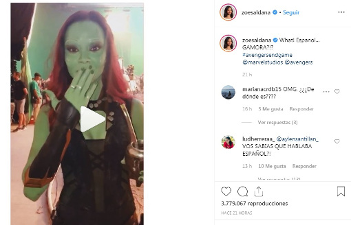 Zoe Saldana pije yerba mate