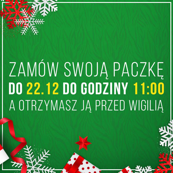 Jeszcze zdążysz! Gwarancja dostawy zamówień przed świętami
