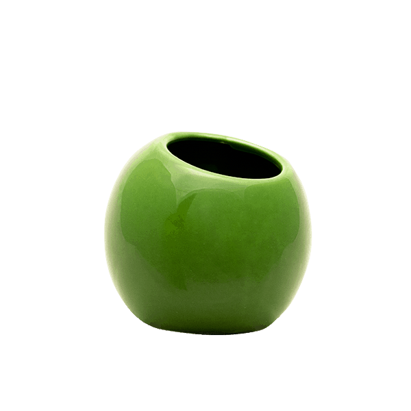 (II. kategoria) Tykwa Ceramiczna Verde Mate Manzana - ok. 300 ml