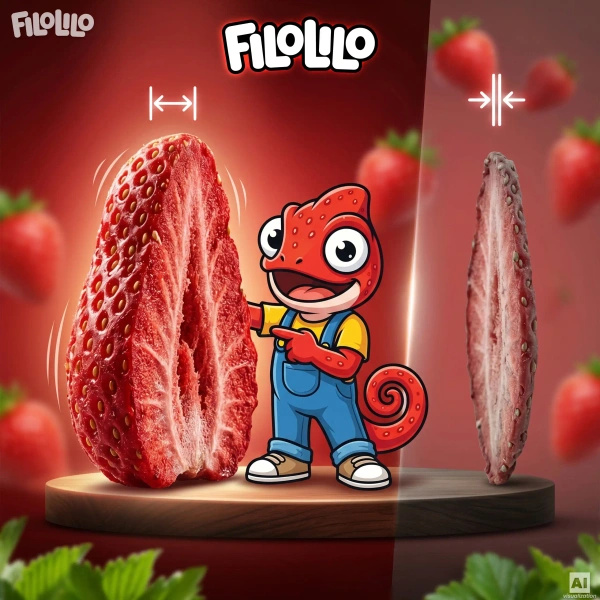 FiloLilo – Truskawka liofilizowana (plastry) 20 g