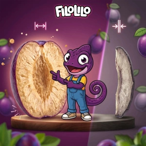 FiloLilo – Śliwka liofilizowana (połówki) 20 g