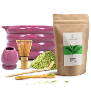 Zestaw do parzenia herbaty matcha: matcha 100g + akcesoria