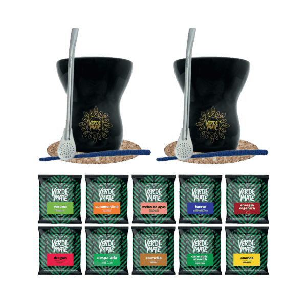 Zestaw Yerba VERDE MATE GREEN 500g DLA DWOJGA