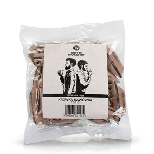 Zestaw prezentowy Bro Coffee Roastery: kawa Amico dall'Italia + krówki + kubek