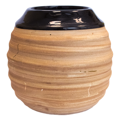 (II. kategoria) Matero Ceramiczne Miodowe - Czarne Szkliwione