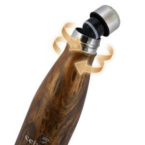Butelka Termiczna Cebador 500 ml – kolor drewno