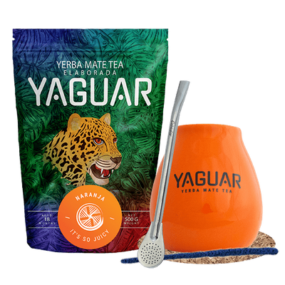 Zestaw Startowy do Yerba Mate Naranja Tykwa 500g