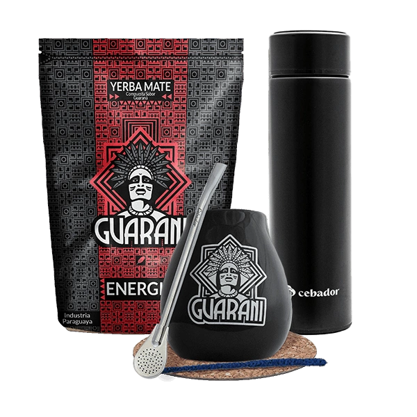 Zestaw Yerba Mate Guarani Energia 500g Termos