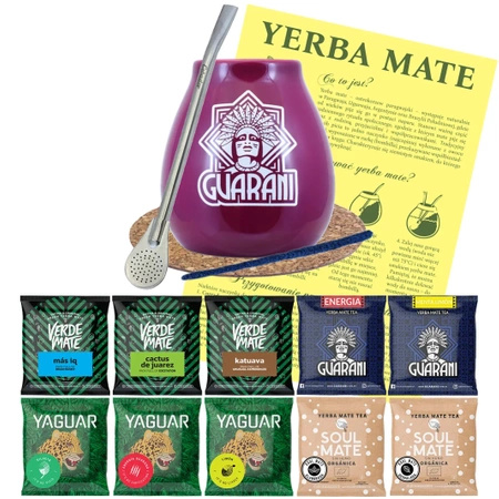Zestaw STARTOWY yerba mate 10x50g