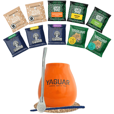Zestaw startowy Yerba Mate Tykwa Bombilla 10x50g