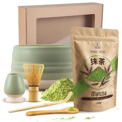 Zestaw Prezentowy do parzenia herbaty matcha
