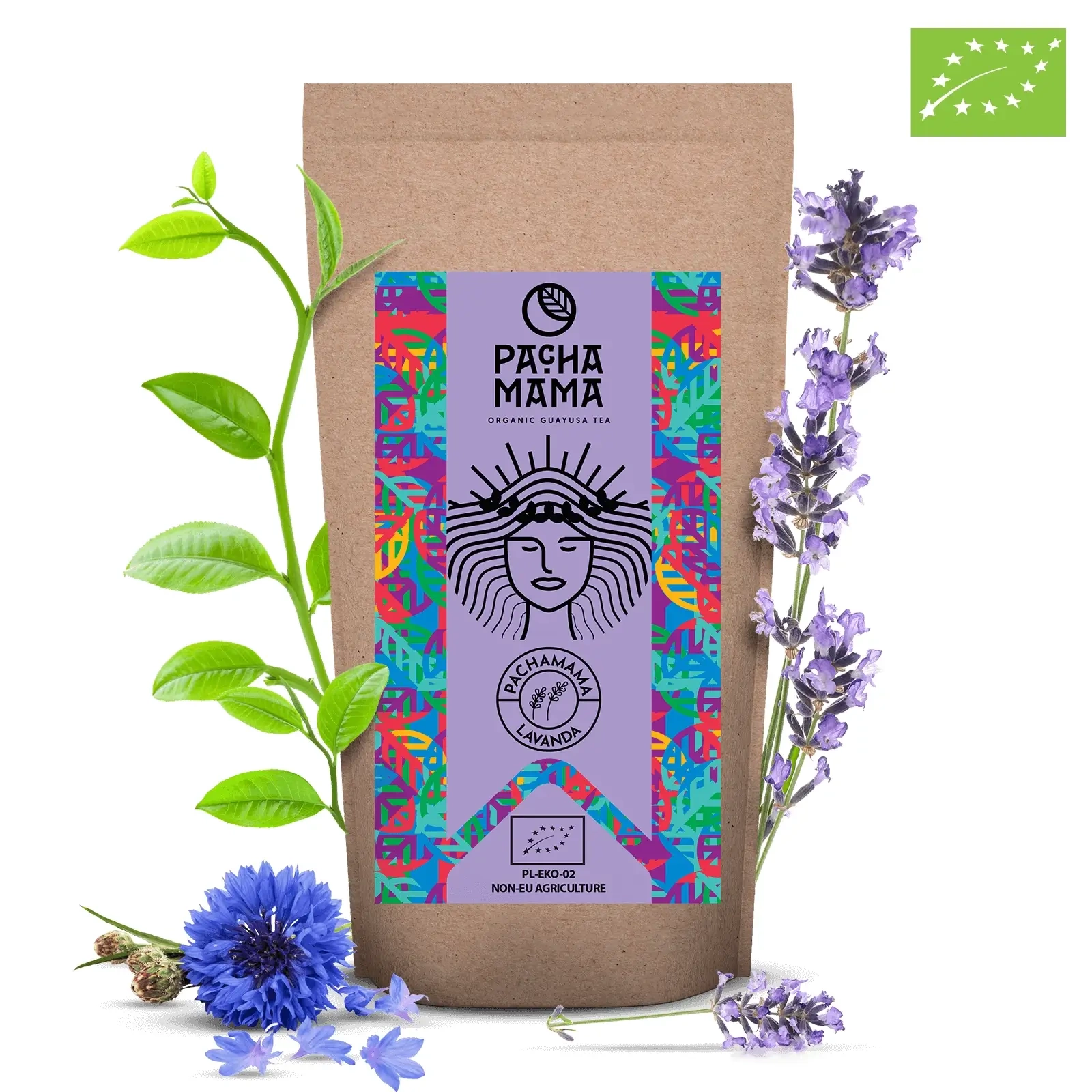 Guayusa Pachamama Lavanda - Zbliżenie liści