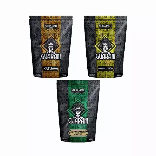 Zestaw Yerba Mate Guarani Owocowe 3x500 1,5kg