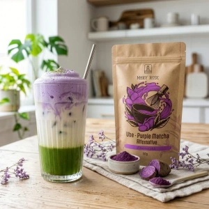 Zestaw do kolorowego Matcha Latte: Matcha + Purple Matcha + akcesoria