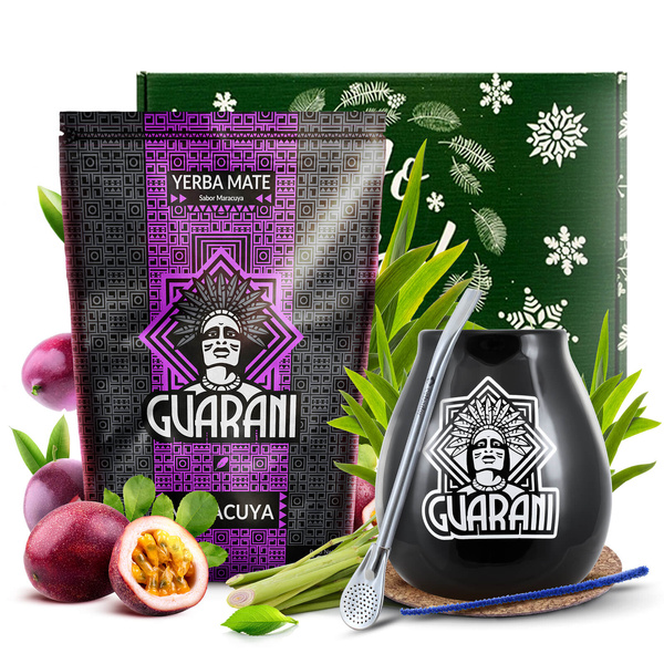 Zestaw prezentowy Yerba Mate Marakuja Tykwa 500g