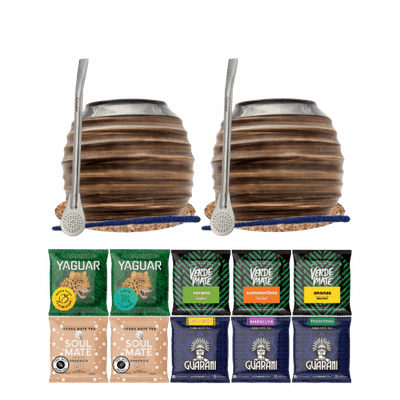 Zestaw Yerba Mate dla Dwojga 10x 50g 500g Matero