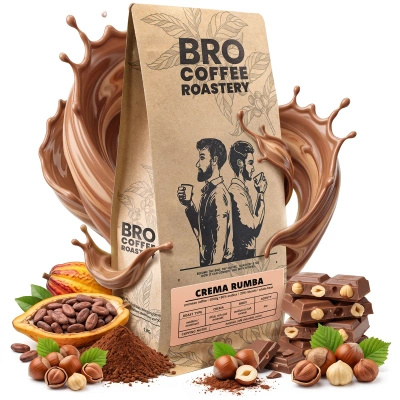 Bro Coffee Roastery – Kawa ziarnista Crema Rumba 1 kg