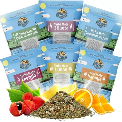 Yerba Mate kompletny zestaw próbek Rio Parana