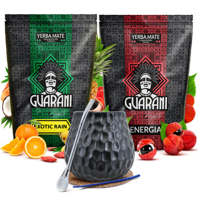 Zestaw yerba mate 2x500g Guarani + tykwa