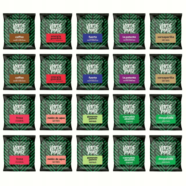 Yerba Mate ZESTAW NAJLEPSZYCH GATUNKÓW 10 x 100 g