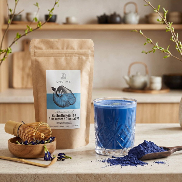 Zestaw Blue Matcha + Chasen i Chashaku