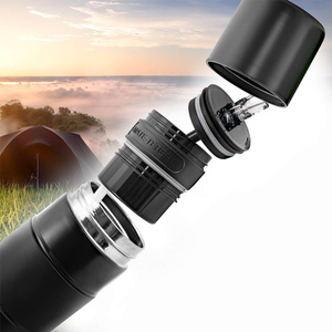 (II. kategoria) Yerbomos XL ALL IN ONE - 750 ml - Matero, termos i bombilla w jednym (czarny)