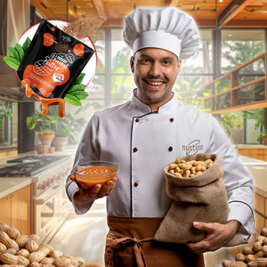 Nustino – Masło Orzechowe w Proszku – Słony Karmel (bez dodatku cukru) 400 g