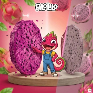 FiloLilo – Smoczy owoc liofilizowany (plastry) 100 g