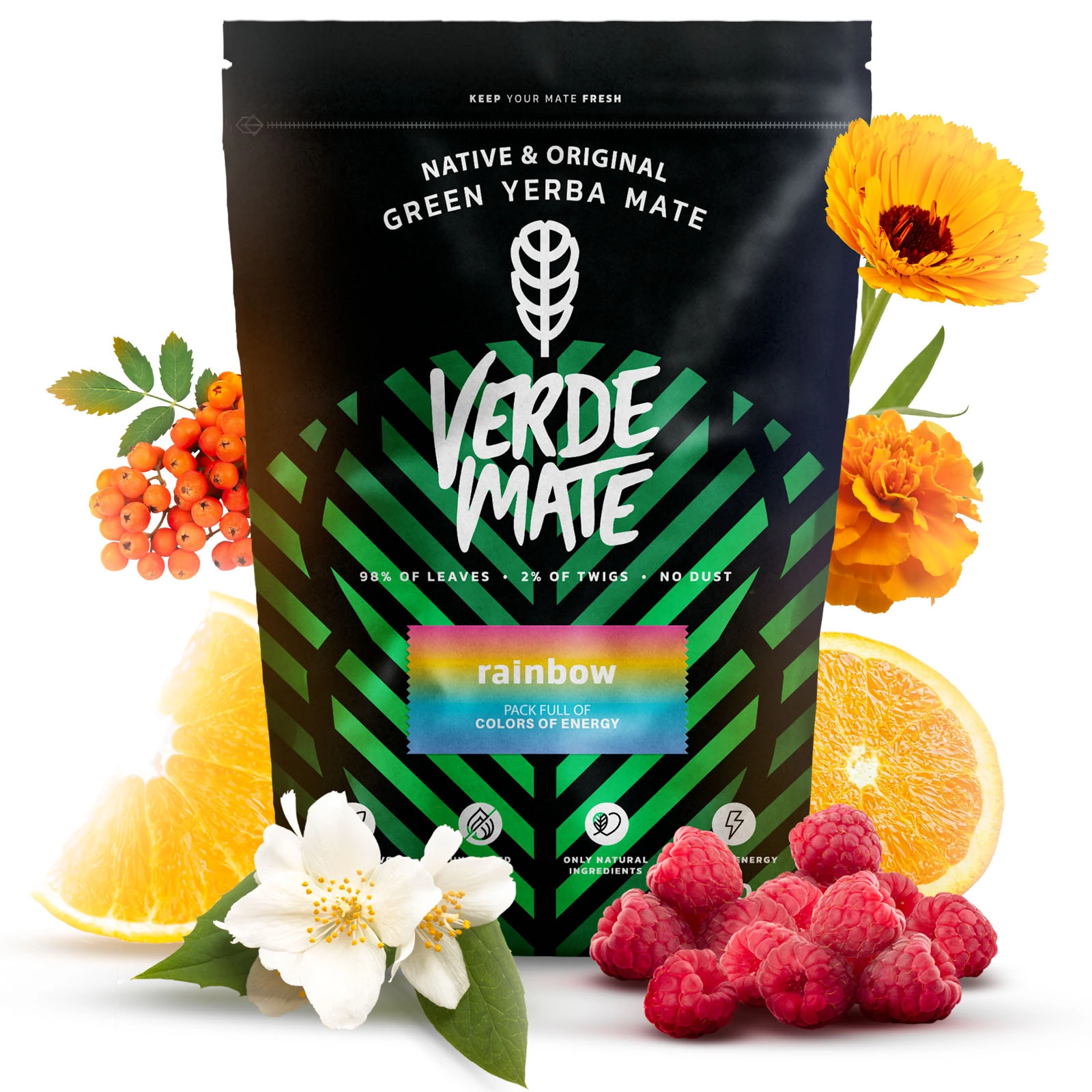 Verde Mate Green Rainbow - Zbliżenie