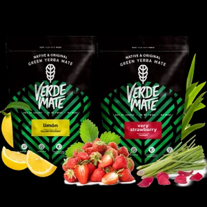 Yerba Verde Mate Limon Very Strawberry owocowe 1kg