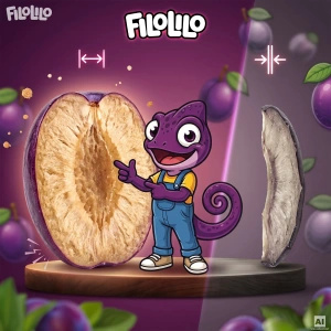 FiloLilo – Śliwka liofilizowana (połówki) 20 g