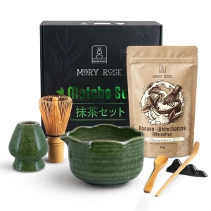 Zestaw prezentowy do przygotowania White Matcha - akcesoria Tonbo