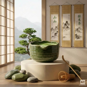 Zestaw do parzenia herbaty matcha: matcha 100g + akcesoria