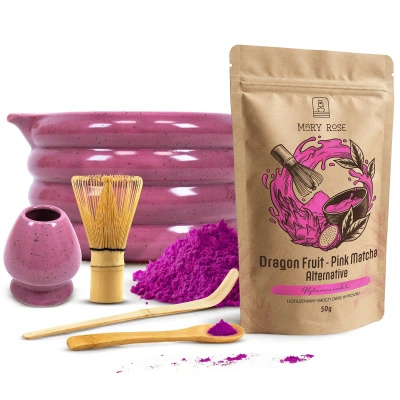 Zestaw do przygotowania Pink Matcha