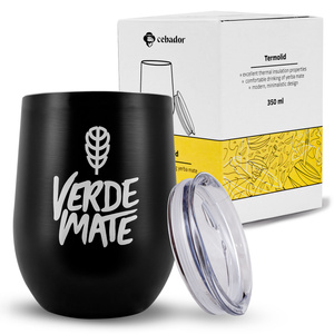 Zestaw do yerba mate: Matero Termiczne TermoLid + 2x bombilla