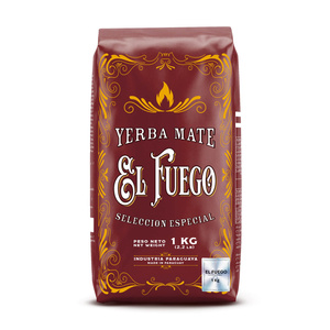 Zestaw Yerba Mate: El Fuego Elaborada 1kg + Matero + Bombilla