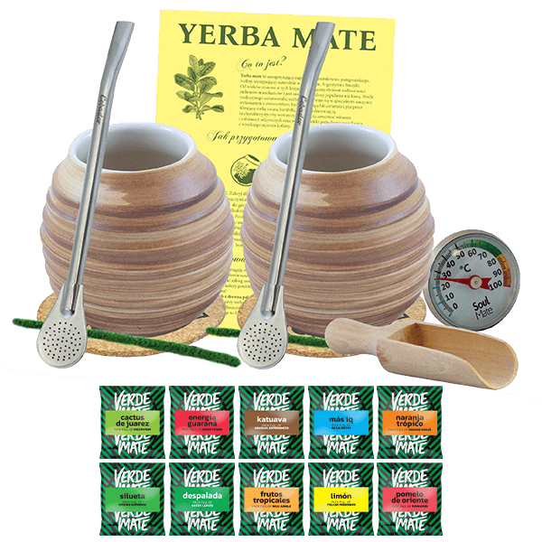 Zestaw yerba mate dla pary 10x50g